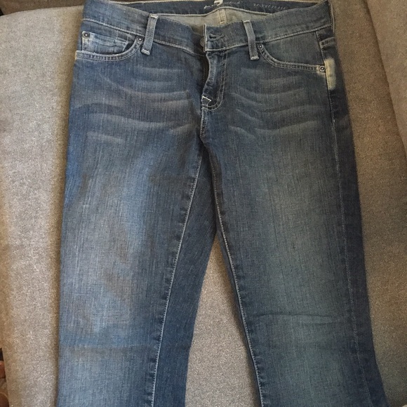 7 for all Mankind Roxanne Jeans size 25 Medium Wash - Picture 9 of 15